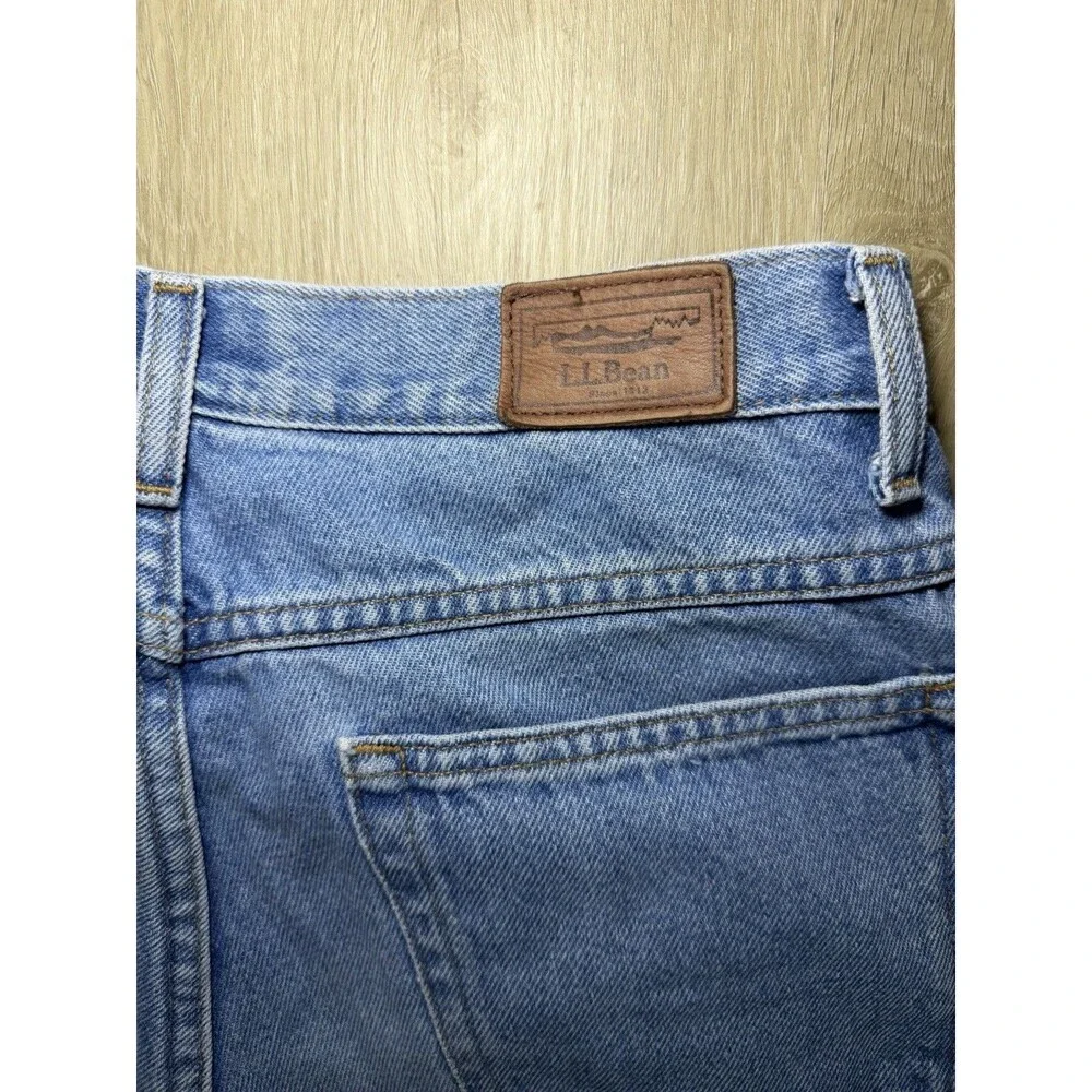 L.L. Bean Relaxed Fit Jeans Men’s Light Blue Denim Straight Leg